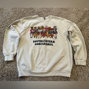 Gildan Southeastern Conference Cream Men's Crewneck Sweater